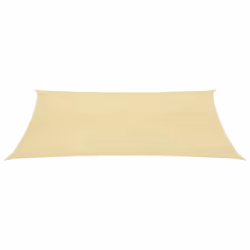 vidaXL Sunshade Sail 160 g/mÂ² Beige 5x7 m HDPE Garden Awning Canopy Sunscreen