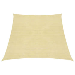vidaXL Sunshade Sail 160 g/mÂ² Beige 3/4x2 m HDPE Outdoor Sunscreen Patio Shade