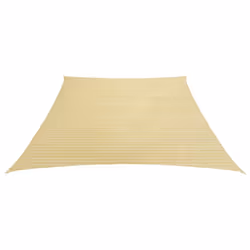 vidaXL Sunshade Sail 160 g/mÂ² Beige 3/4x2 m HDPE Outdoor Sunscreen Patio Shade