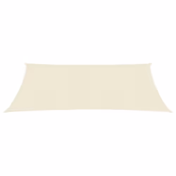 vidaXL Sunshade Sail 160 g/mÂ² Cream 5x6 m HDPE Patio Balcony Sunscreen Canopy - Additional view 2