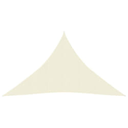 vidaXL Sunshade Sail 160 g/mÂ² Cream HDPE Outdoor Canopy Garden Patio Awning