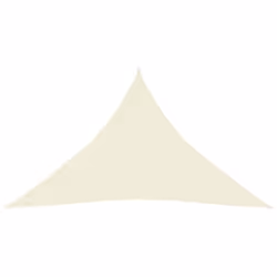 vidaXL Sunshade Sail 160 g/m² Cream HDPE Outdoor Canopy Garden Patio Awning