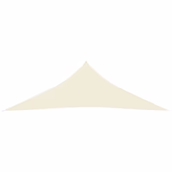vidaXL Sunshade Sail 160 g/mÂ² Cream HDPE Outdoor Canopy Garden Patio Awning