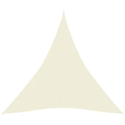 vidaXL Sunshade Sail 160 g/mÂ² Cream 5x6x6 m HDPE Balcony Sunscreen Canopy