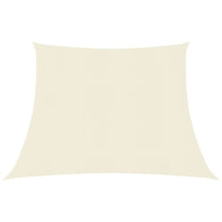 vidaXL Sunshade Sail 160 g/mÂ² Cream 3/4x2 m HDPE Balcony Sunscreen Canopy