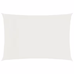 vidaXL Sunshade Sail 160 g/mÂ² White 2.5x4 m HDPE Outdoor Garden Sunscreen