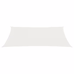 vidaXL Sunshade Sail 160 g/mÂ² White 2.5x4.5 m HDPE Garden Patio Canopy Awning