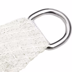 vidaXL Sunshade Sail 160 g/mÂ² White HDPE Outdoor Canopy Garden Patio Awning - Additional view 3