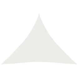 vidaXL Sunshade Sail 160 g/mÂ² White 4.5x4.5x4.5 m HDPE Patio Sunscreen Canopy
