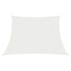 vidaXL Sunshade Sail 160 g/mÂ² White 3/4x2 m HDPE Outdoor Garden Sunscreen