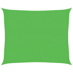 vidaXL Sunshade Sail Canopy Screen Balcony Awning Canopy HDPE Rectangular - light green, 2.5 x 3 m