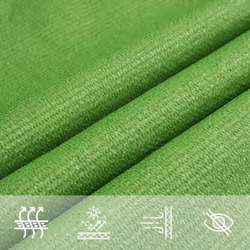 vidaXL Sunshade Sail Canopy Screen Balcony Awning Canopy HDPE Rectangular - light green, 2.5 x 3 m - Additional view 4