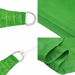 vidaXL Sunshade Sail Canopy Screen Balcony Awning Canopy HDPE Rectangular - light green, 2.5 x 3 m - Additional view 6