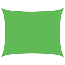 vidaXL Sunshade Sail Canopy Screen Balcony Awning Canopy HDPE Rectangular - light green, 6 x 7 m