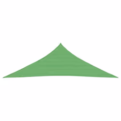 vidaXL Sunshade Sail 160 g/mÂ² Light Green 3.5x3.5x4.9 m HDPE Sunscreen Canopy