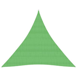 vidaXL Sunshade Sail 160 g/mÂ² Light Green 4.5x4.5x4.5 m HDPE Sunscreen Canopy