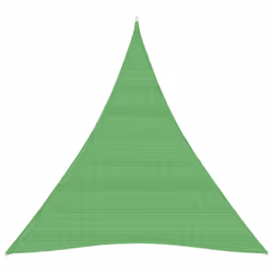 vidaXL Sunshade Sail 160 g/mÂ² Light Green 5x6x6 m HDPE Patio  Sunscreen Canopy