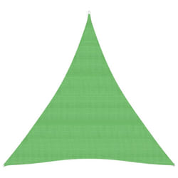 vidaXL Sunshade Sail 160 g/mÂ² Light Green 5x6x6 m HDPE Patio  Sunscreen Canopy