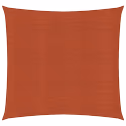 vidaXL Sunshade Sail 160 g/m² Terracotta 3x3 m HDPE Balcony Sunscreen Canopy