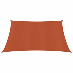 vidaXL Sunshade Sail 160 g/mÂ² Terracotta 3x3 m HDPE Balcony  Sunscreen Canopy