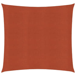 vidaXL Sunshade Sail 160 g/mÂ² Terracotta 6x6 m HDPE Garden Sunscreen Canopy