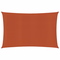 vidaXL Sunshade Sail 160 g/mÂ² Terracotta 2x3.5 m HDPE Patio  Sunscreen Canopy