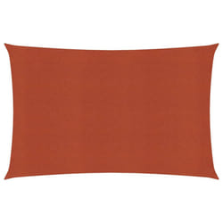 vidaXL Sunshade Sail 160 g/mÂ² Terracotta 2x3.5 m HDPE Patio  Sunscreen Canopy