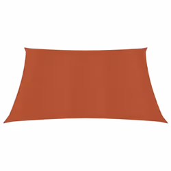 vidaXL Sunshade Sail 160 g/mÂ² Terracotta 2.5x3 m HDPE Garden Sunscreen Canopy - Additional view 2