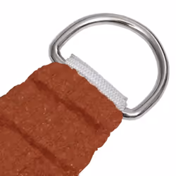 vidaXL Sunshade Sail 160 g/mÂ² Terracotta 2.5x3 m HDPE Garden Sunscreen Canopy - Additional view 3