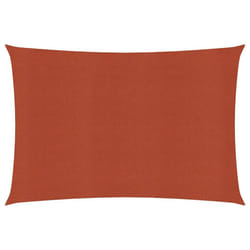 vidaXL Sunshade Sail 160 g/mÂ² Terracotta 2.5x4.5 m HDPE Balcony Sunscreen