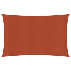 vidaXL Sunshade Sail Canopy Screen Balcony Awning Canopy HDPE Rectangular - terracotta, 3.5 x 5 m