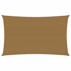 vidaXL Sunshade Sail 160 g/mÂ² Taupe 2x4.5 m HDPE Balcony Sunscreen Canopy