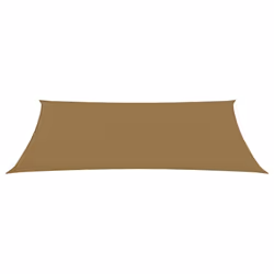 vidaXL Sunshade Sail 160 g/mÂ² Taupe 2x4.5 m HDPE Balcony Sunscreen Canopy