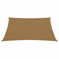 vidaXL Sunshade Sail 160 g/mÂ² Taupe 3.5x4.5 m HDPE Garden Sunscreen Canopy