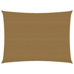 vidaXL Sunshade Sail 160 g/mÂ² Taupe 4x5 m HDPE Balcony Patio Sunscreen Canopy