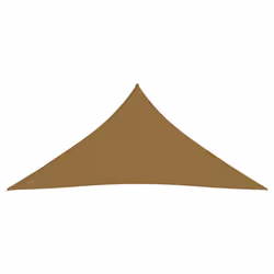 vidaXL Sunshade Sail 160 g/mÂ² Taupe 4x4x4 m HDPE Balcony Sunscreen Canopy