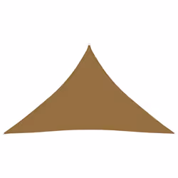vidaXL Sunshade Sail 160 g/mÂ² Taupe 4x4x5.8 m HDPE Outdoor Sunscreen Canopy