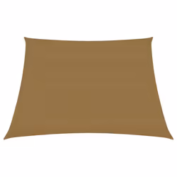vidaXL Sunshade Sail 160 g/mÂ² Taupe 3/4x2 m HDPE Sunscreen Patio Shade Canopy