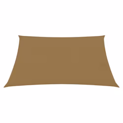 vidaXL Sunshade Sail 160 g/mÂ² Taupe 3/4x2 m HDPE Sunscreen Patio Shade Canopy