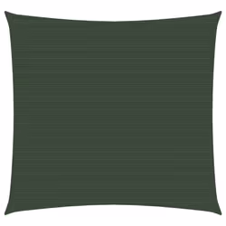 vidaXL Sunshade Sail 160 g/mÂ² Dark Green 2.5x2.5 m HDPE Patio Sunscreen Canopy
