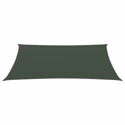 vidaXL Sunshade Sail 160 g/mÂ² Dark Green 3.5x4.5 m HDPE Sunscreen Shade Canopy