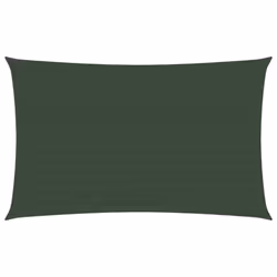 vidaXL Sunshade Sail 160 g/mÂ² Dark Green 3.5x5 m HDPE Sunscreen Shade Canopy