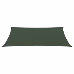 vidaXL Sunshade Sail 160 g/mÂ² Dark Green 3.5x5 m HDPE Sunscreen Shade Canopy