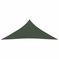 vidaXL Sunshade Sail 160 g/mÂ² Dark Green 3x4x4 m HDPE Patio Sunscreen Canopy