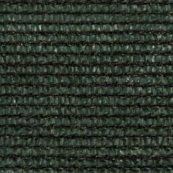 vidaXL Sunshade Sail 160 g/mÂ² Dark Green 3.5x3.5x4.9 m HDPE Sunscreen Canopy