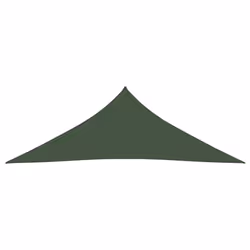 vidaXL Sunshade Sail 160 g/mÂ² Dark Green 4x4x4 m HDPE Sunscreen Shade Canopy