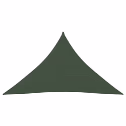 vidaXL Sunshade Sail 160 g/mÂ² Dark Green 4x4x5.8 m HDPE Patio Sunscreen Canopy