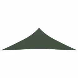vidaXL Sunshade Sail 160 g/mÂ² Dark Green 4x4x5.8 m HDPE Patio Sunscreen Canopy