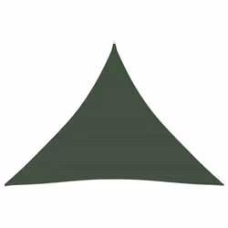 vidaXL Sunshade Sail 160 g/mÂ² Dark Green 4.5x4.5x4.5 m HDPE Patio Sunscreen