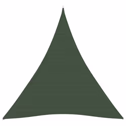 vidaXL Sunshade Sail 160 g/m² Dark Green 4x5x5 m HDPE Sunscreen Patio Shade